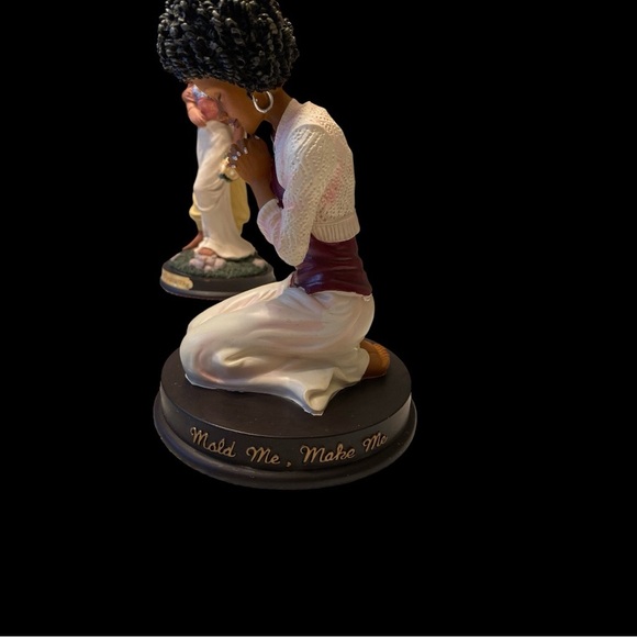 Mold Me Make Me Graceful Praying Woman Figurine Christianity Faith - Picture 2 of 3